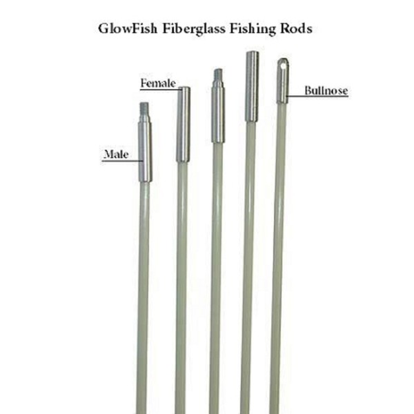 Bes Manufacturing GlowFish II Glow-in-the-Dark Male/Female Rod- 5/32"D x 6ftL GLF410